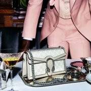 gucci dionysus 25cm 燕麦色双G帆布古琦酒神包499623