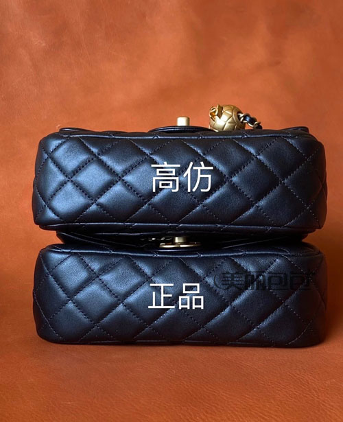 小金球香奈儿包包正品vs高仿原单 究竟有啥区别？